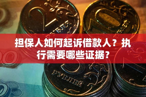 济南担保人如何起诉借款人？执行需要哪些证据？