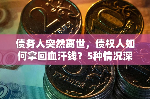 济南债务人突然离世，债权人如何拿回血汗钱？5种情况深度解析
