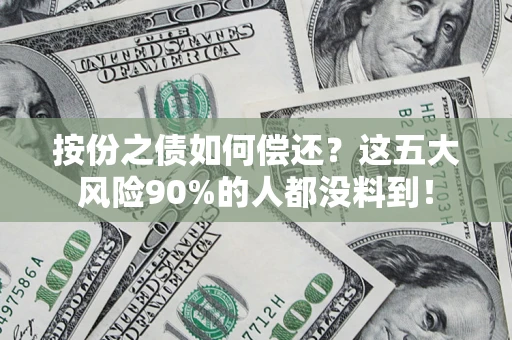 济南按份之债如何偿还？这五大风险90%的人都没料到！