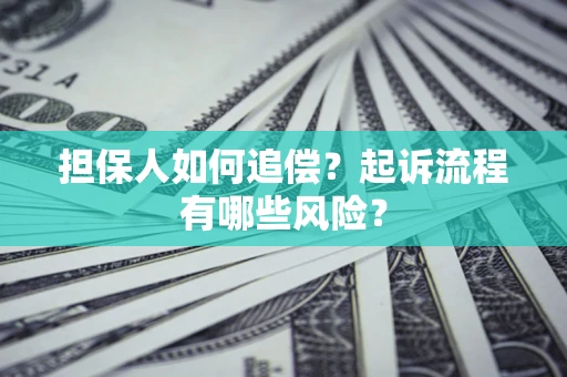 济南担保人如何追偿？起诉流程有哪些风险？