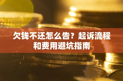 济南欠钱不还怎么告？起诉流程和费用避坑指南