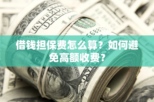 济南借钱担保费怎么算？如何避免高额收费？